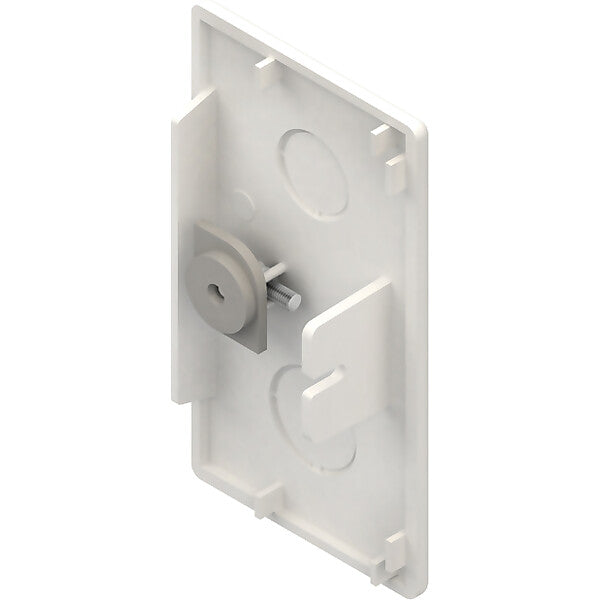 HKL Endstück lgr 60x110 RAL7035 EG60110.8